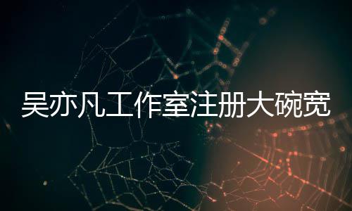 大碗态为作室注册 状中吴亦宽面凡工商标申请